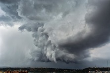 Estructura tormentosa sobre el Vallès - 13-08-15 (4º PUESTO CONCURSO FOTOVERANO'2015 de la Asociación Meteorológica Española)